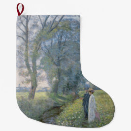 婚約中のカップル（結婚と婚姻） （婚約） ラージクリスマスストッキング