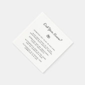 婚約事実 スタンダードカクテルナプキン (角)