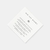 婚約事実 スタンダードカクテルナプキン (角)