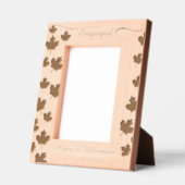 婚約付きフォトフレ離れーム(Keepsake) レーザー彫刻フレーム (左)