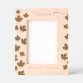 婚約付きフォトフレ離れーム(Keepsake) レーザー彫刻フレーム (正面)