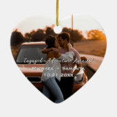 婚約写真Yes!飛行機記念 セラミックオーナメント (裏面)