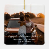 婚約写真Yes!飛行機記念 セラミックオーナメント (裏面)