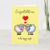 婚約夫婦おめでとう カード (正面)