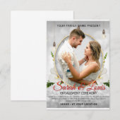 婚約式 エンクロージャーカード (正面/裏面)