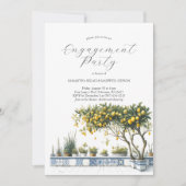 婚約招待状エレガントアルフレスコテーマ 招待状 (正面)