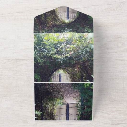 婚約招待状ゲートウッド オールインワン招待状 (外側)