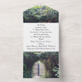 婚約招待状ゲートウッド オールインワン招待状 (内側)