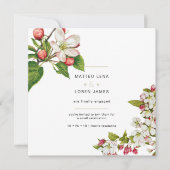 婚約招待状(フローラ) 招待状 (正面)