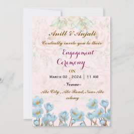 婚約招待状 招待状