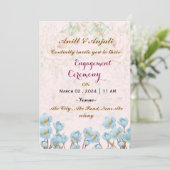 婚約招待状 招待状 (スタンド正面)