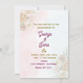 婚約招待状 招待状 (正面)