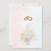 婚約招待状 招待状 (裏面)