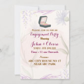 婚約招待状 招待状 (正面)