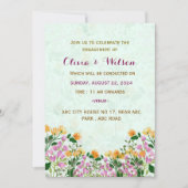 婚約招待 招待状 (正面)