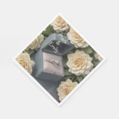 婚約指輪 スタンダードランチョンナプキン (角)