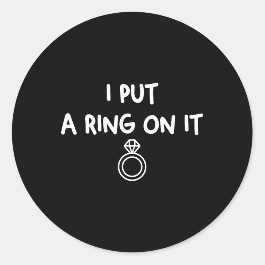 婚約提案ボーイフレンドへ未来へ ラウンドシール (正面)