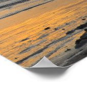 婚約提案日の出オンビーチポスター ポスター (角)