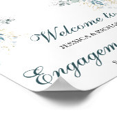 婚約歓迎ポスター署名 ポスター (角)
