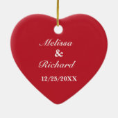 婚約発表オーナメント セラミックオーナメント (裏面)