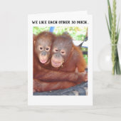 婚約発表パーティー カード (正面)