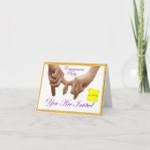 婚約発表 カード (正面)