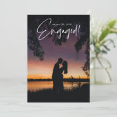 婚約発表 フォト カード (スタンド正面)