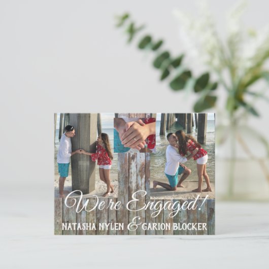 婚約発表 ポストカード (スタンド正面)