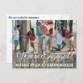 婚約発表 ポストカード (正面/裏面)