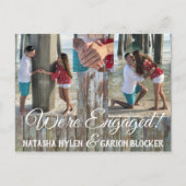 婚約発表 ポストカード (正面)