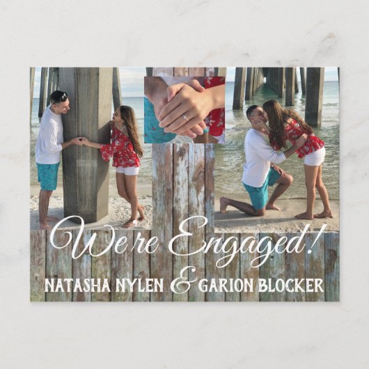 婚約発表 ポストカード (正面)