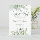 婚約発表 招待状 (スタンド正面)