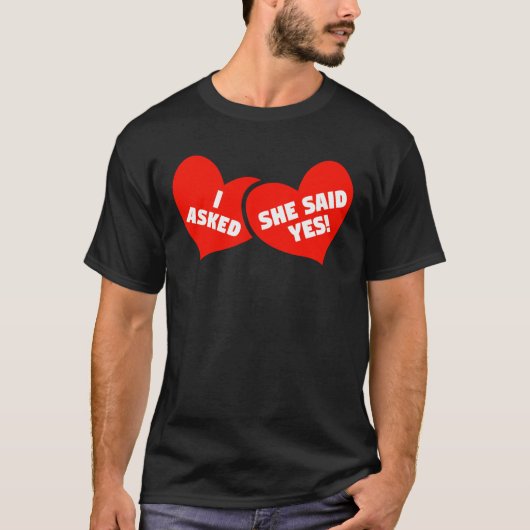 婚約発頼表I She SeaYes Tシャツ (正面)