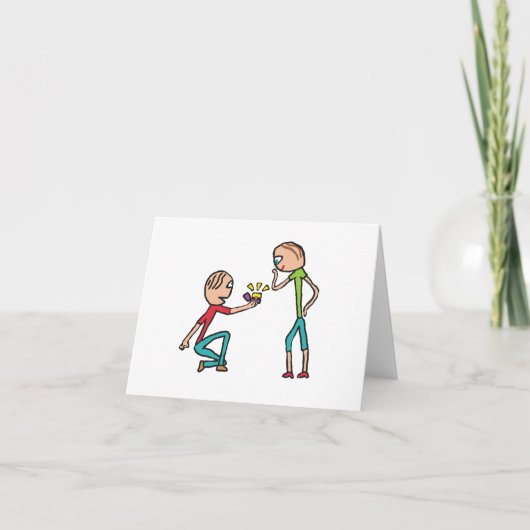 婚約結婚の提案 カード (正面)