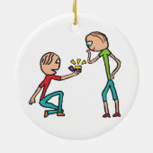 婚約結婚提案 セラミックオーナメント (裏面)