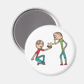 婚約結婚提案 マグネット (正面/裏面)