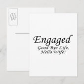 婚約者との別れ 案内ポストカード (正面/裏面)