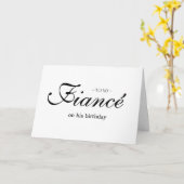 婚約者の誕生日カードに カード (黄色い花)