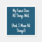 婚約者は万事うまくやっているバチェロレッテ スタンダードカクテルナプキン (正面)