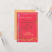 婚約者カード カード (正面/裏面インサイチュ)