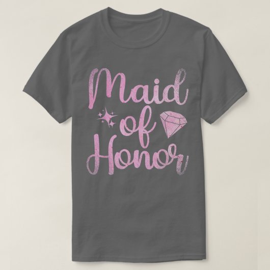 婚約者パーティー 結婚 ブライズシャワー B Tシャツ (デザイン正面)