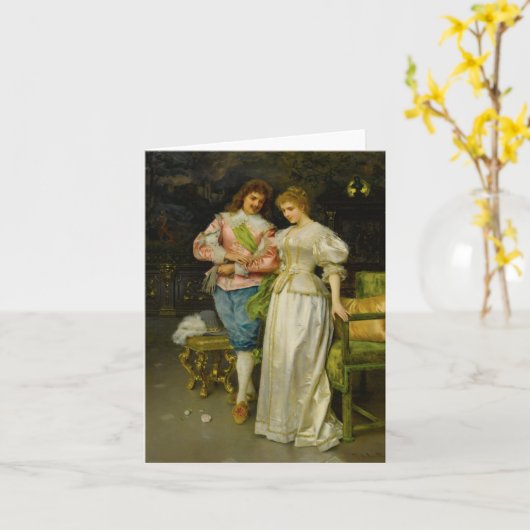 婚約者 カード (黄色い花)