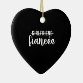 婚約者 結婚する人 婚約パーティー プレゼント 婚約した セラミックオーナメント (右)