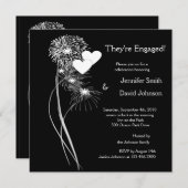 婚約花火招待状 招待状 (正面/裏面)