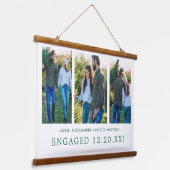 婚約記念ギフト3写真 吊り下げ型タペストリー (傾斜あり)