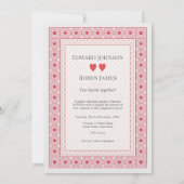 婚約2のハート遊ズカードラスベガス 招待状 (裏面)