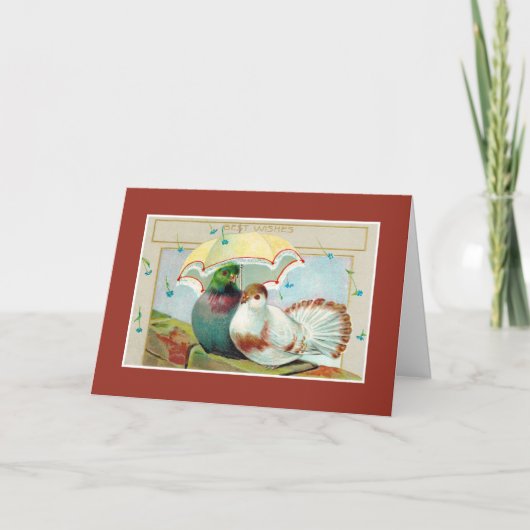 婚約 – お互いを守り合ってほしい カード (正面)