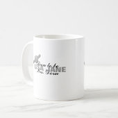 婚約-すぐにであるため夫人(名前) コーヒーマグカップ (正面左)