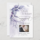 婚約 |ほこりっぽい梅林 招待状 (正面)