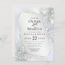 婚約 |アイスブルーきらめく葉